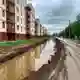В Уфе размыло дорогу на Генерала Рыленко после ливня