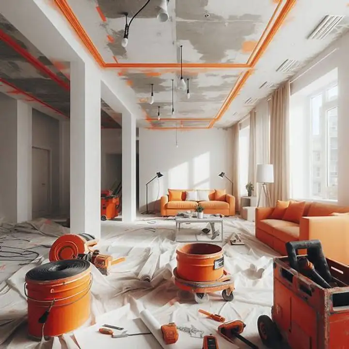 Чистовая отделка: пол, стены и потолок Чистовая отделка: пол, стены и потолок