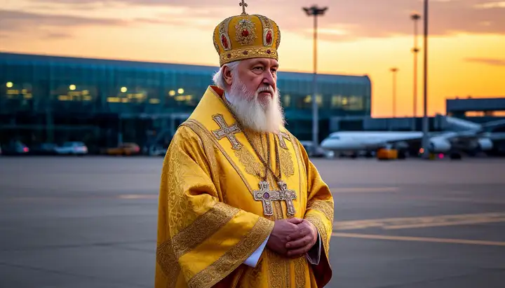 Патриарх Кирилл в Казани: литургия и крестный ход