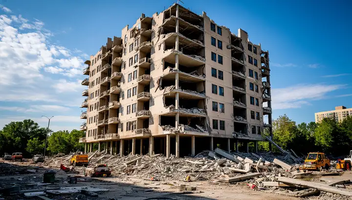 Взрыв в Саратове: жильцов разместили в школе №103