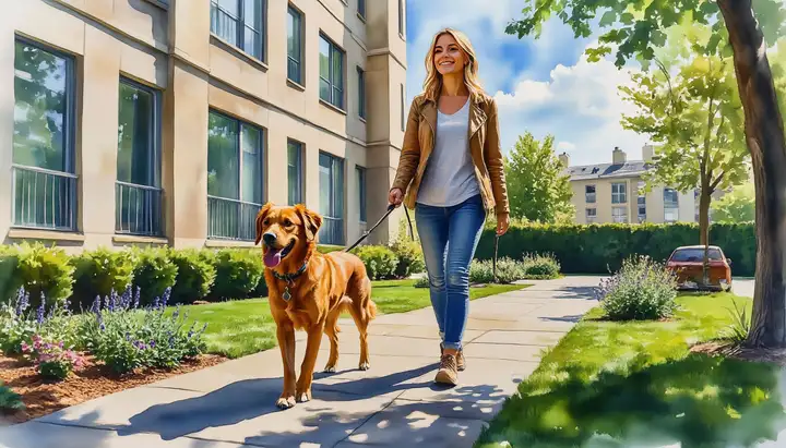 Как правильно выгуливать собаку во дворе: советы владельцам